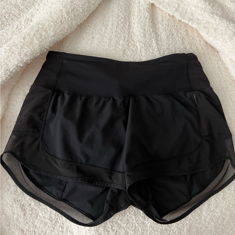 GUC Black Lululemon Shorts Size 4